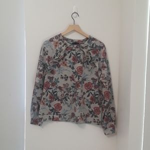 Signature Studio Floral Print Sweatshirt - Large